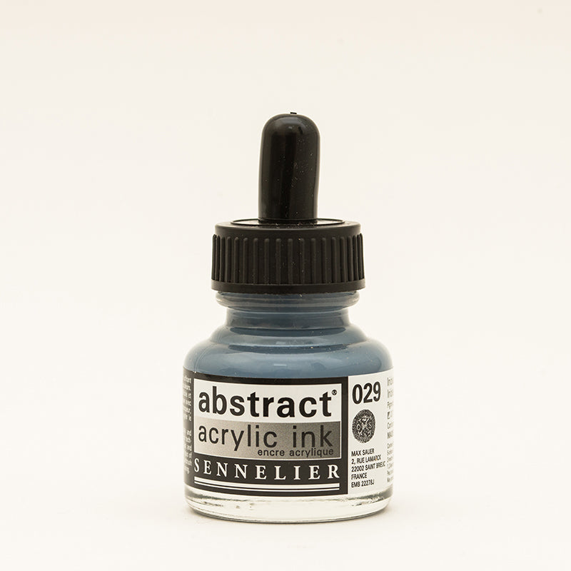 SENNELIER abstract Ink 30ml 029 Iridescent Silver