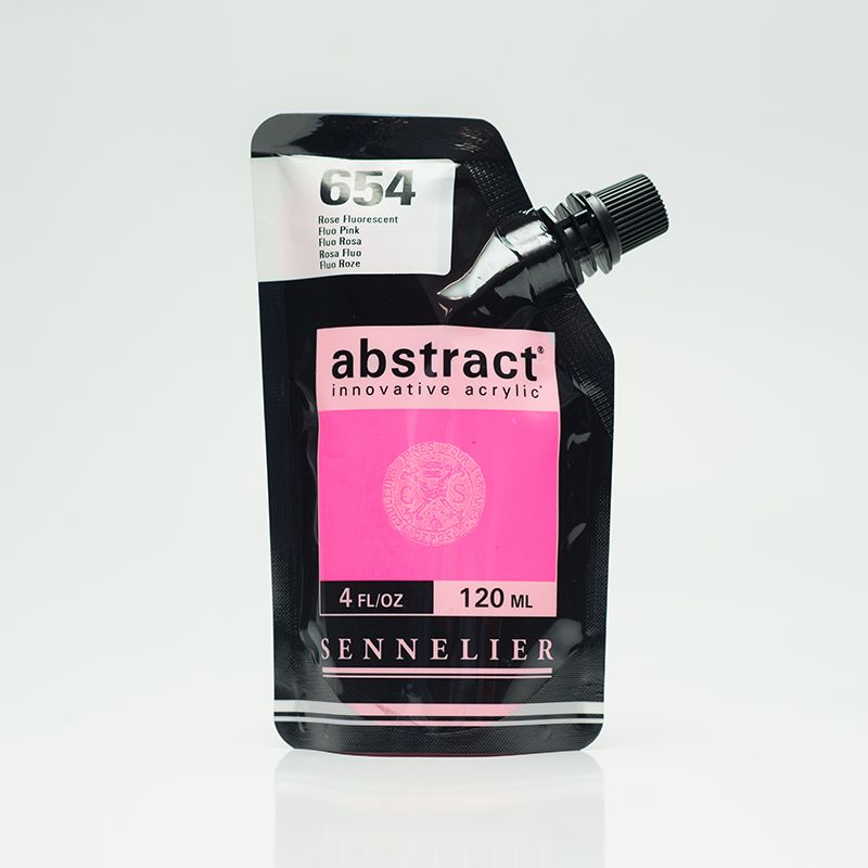 SENNELIER abstract 120ml 654 Fluorescent Pink