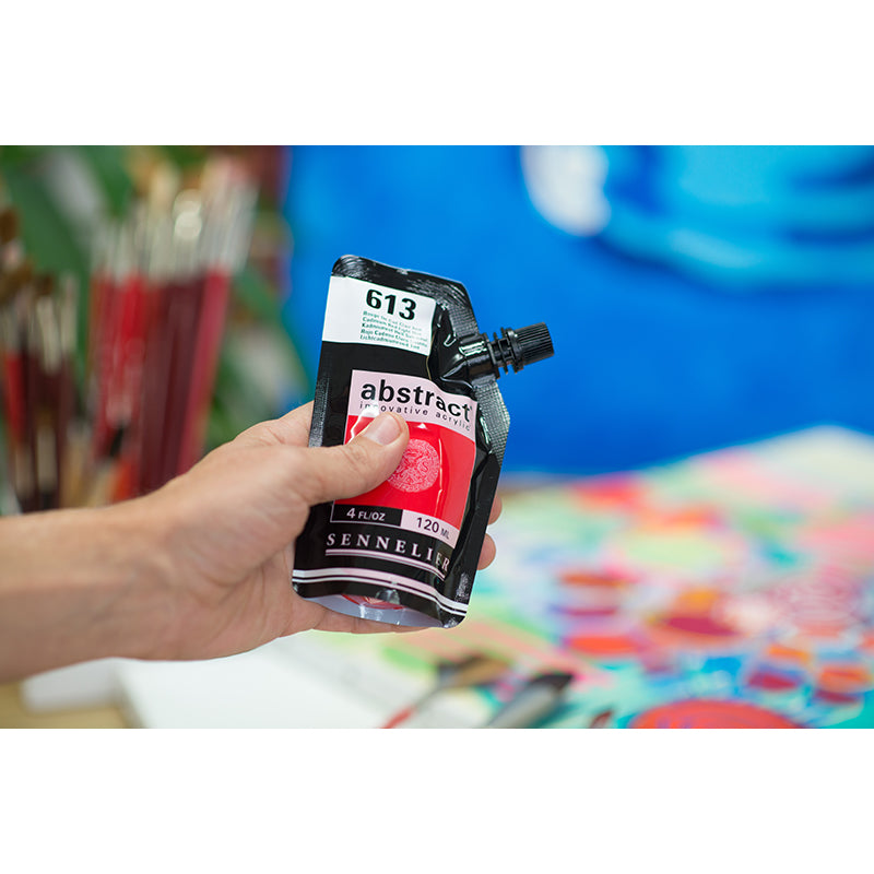 SENNELIER abstract 120ml 613 Cad Red Light Hue