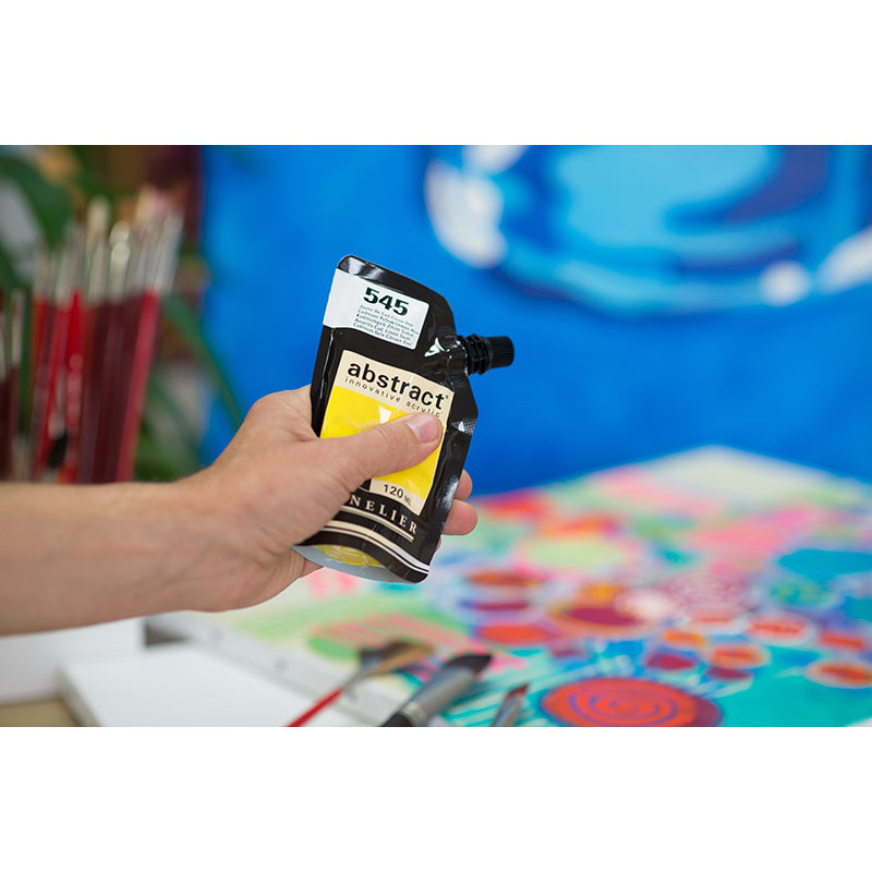 SENNELIER abstract 120ml 545 Cad Ylw Lemon Hue