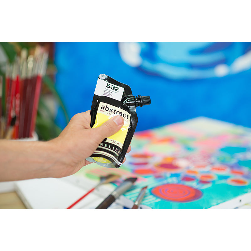 SENNELIER abstract 120ml 502 Fluo Ylw
