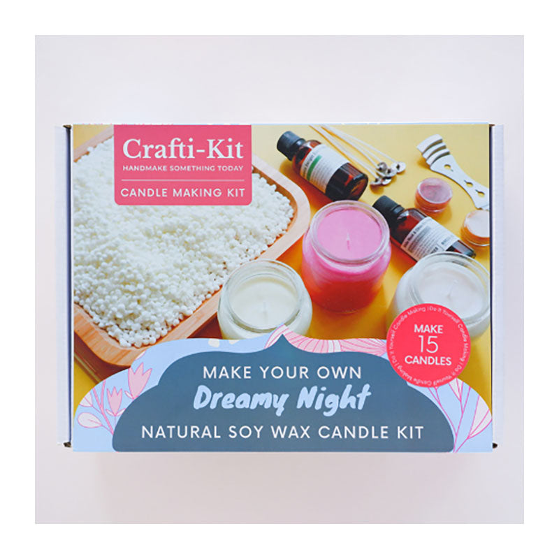 CRAFTI-KIT Dreamy Night Soy Wax Candle Kit