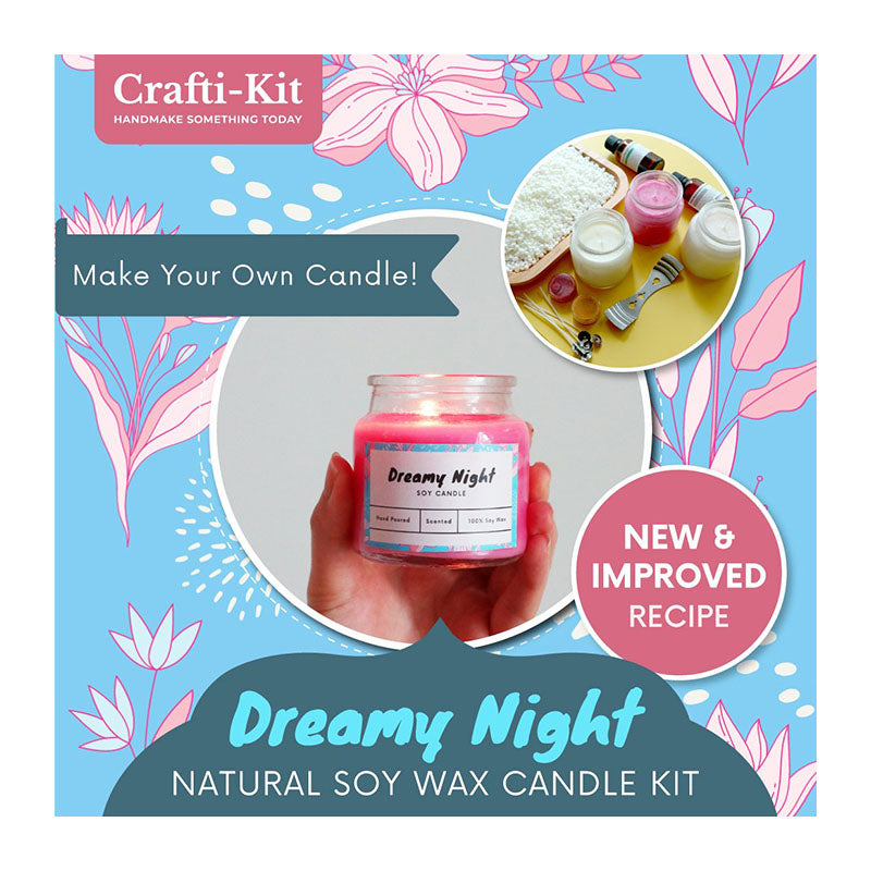 CRAFTI-KIT Dreamy Night Soy Wax Candle Kit