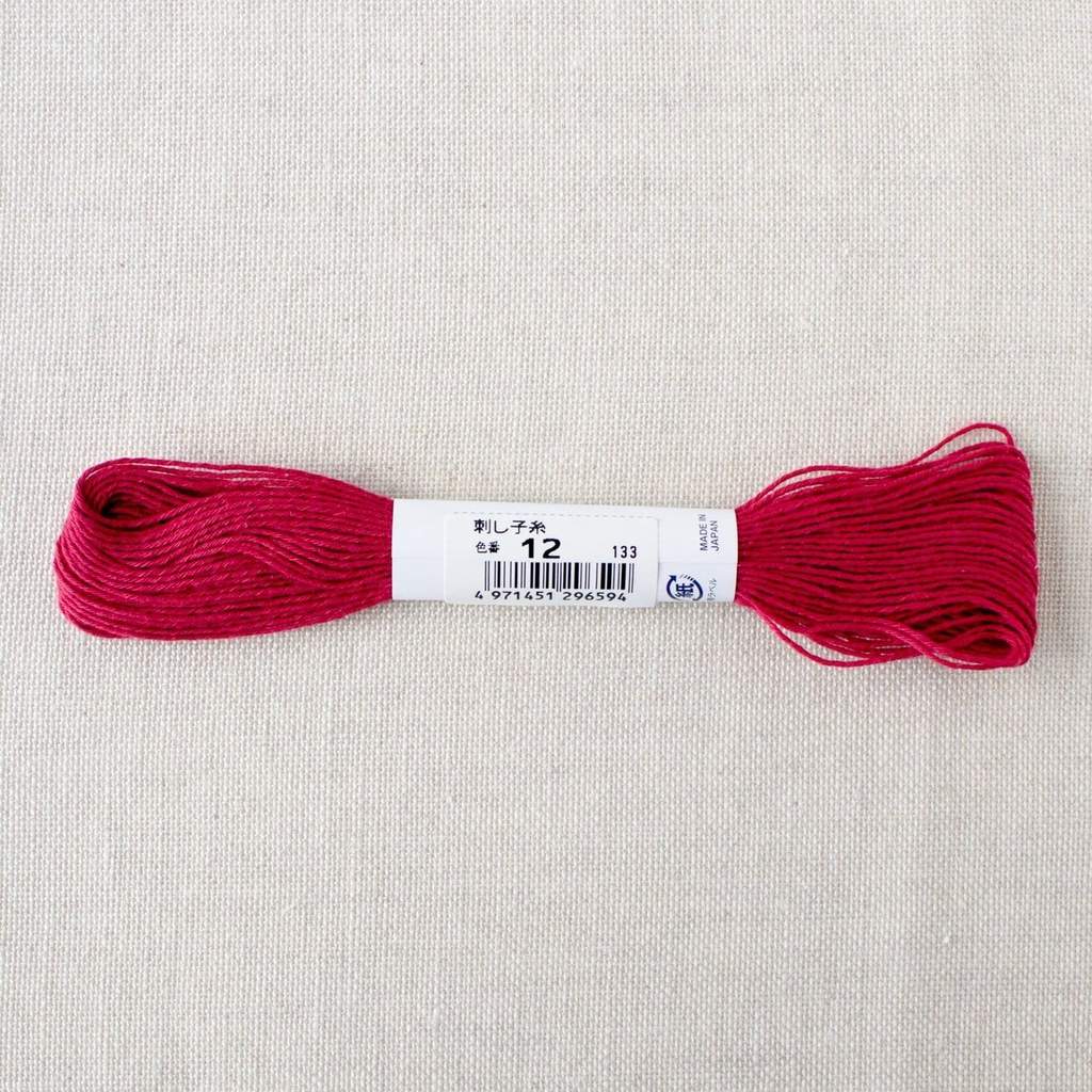 OLYMPUS Sashiko Thread 20m Plain #12