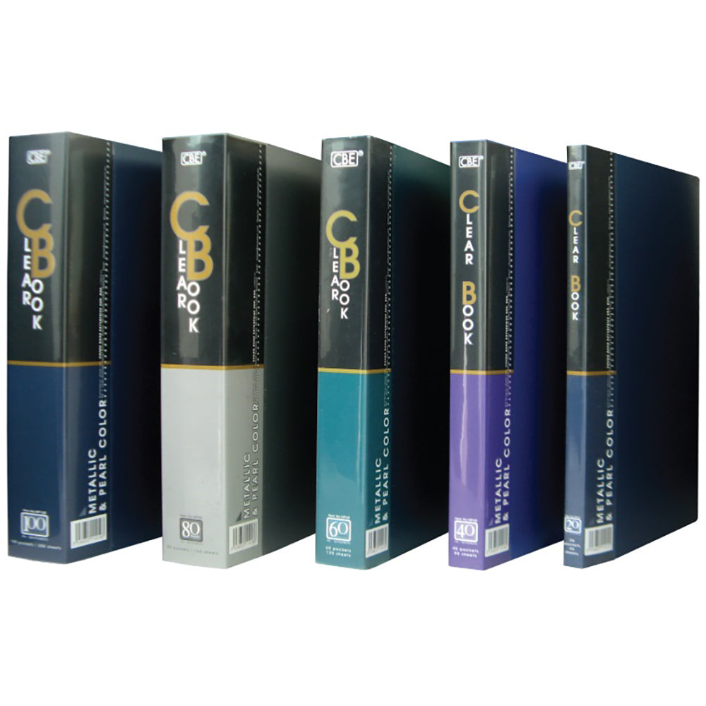 CBE Clear Holder MP80 A4-PP Met. Pearl 80P Blue