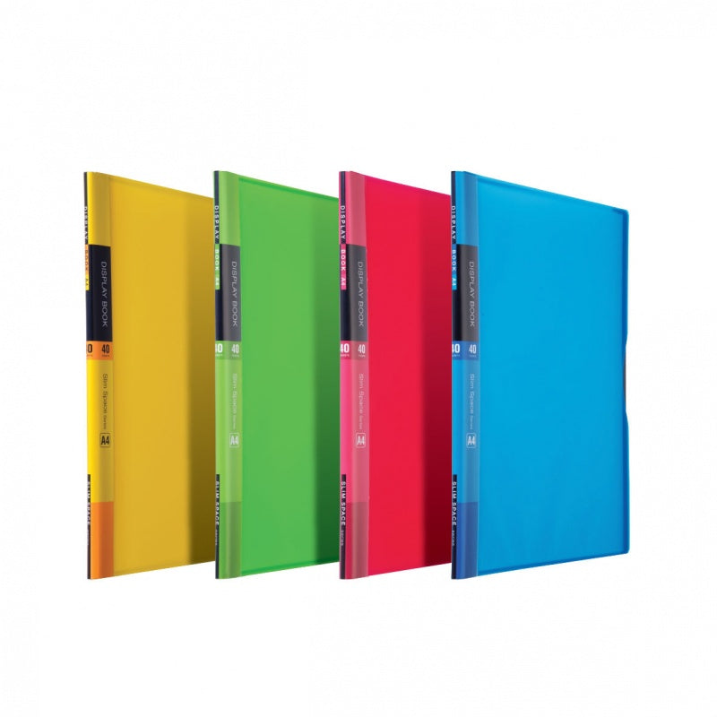 CBE Clear Holder AQ40 A4-PP 40P 4Cols Red