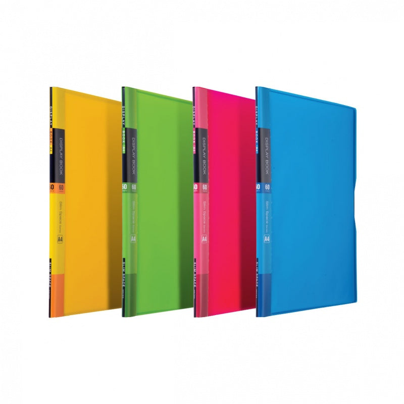 CBE Clear Holder AQ60 A4-PP 60P 4Cols Green