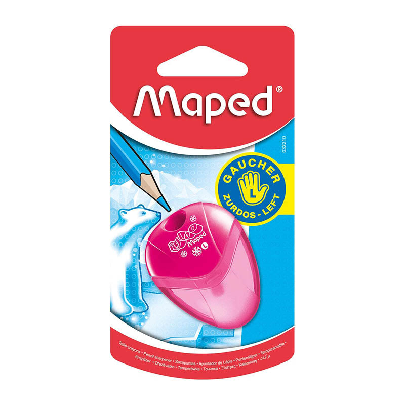 MAPED I-gloo LH Pencil Sharpener 1 Hole Pink