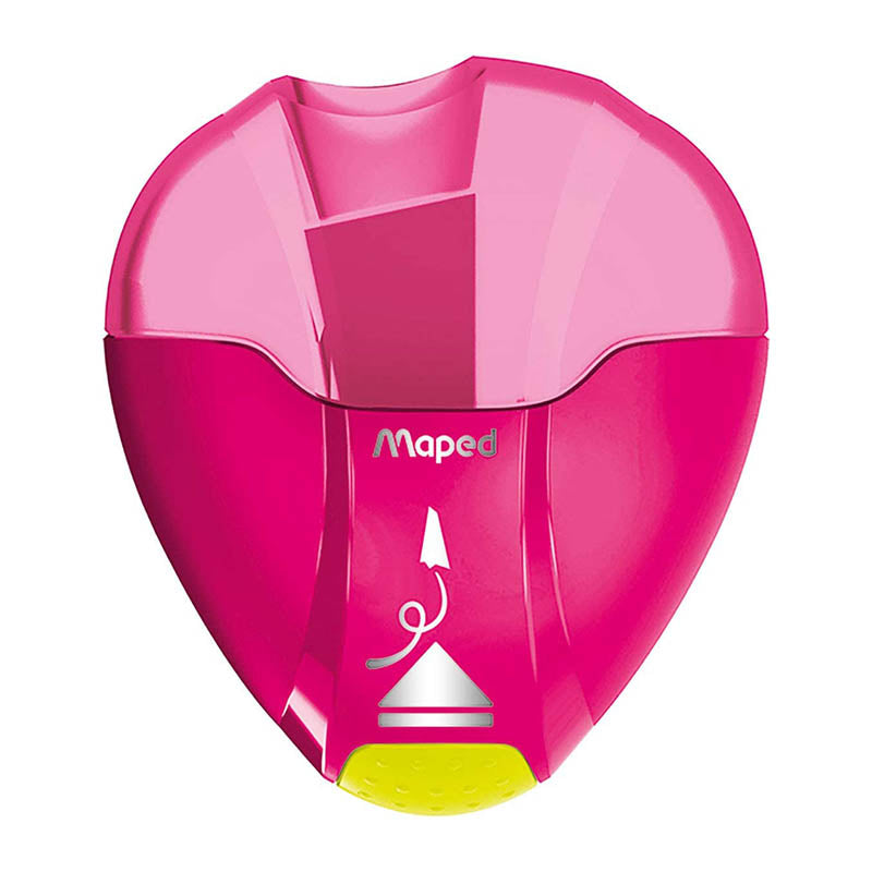 MAPED I-gloo Eject Pencil Sharpener 1 Hole Pink