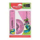 MAPED Twist N Flex Drafting Set 3pc Pink