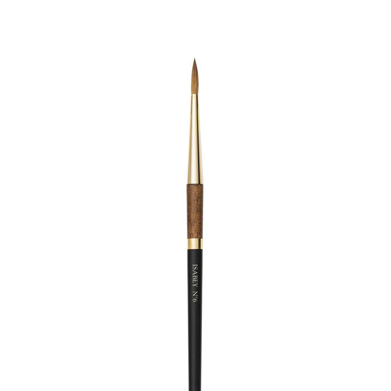 ISABEY Kolinsky Sable 6227 Fine Pointed No.6