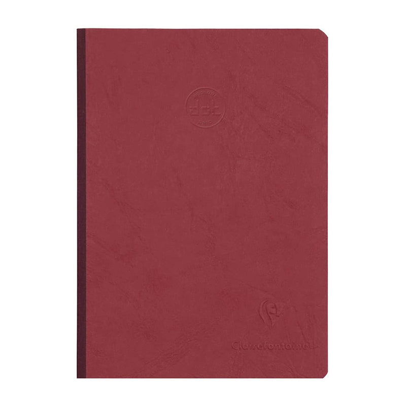 CLAIREFONTAINE Age Bag Clothbound Notebook A5 96s Dot Red Default Title