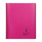 CLAIREFONTAINE Koverbook PP WB Wraparound Notebook 17x22cm L+M Pink Default Title