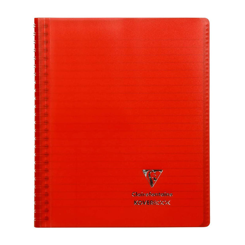 CLAIREFONTAINE Koverbook PP WB Wraparound Notebook 17x22cm L+M Red Default Title