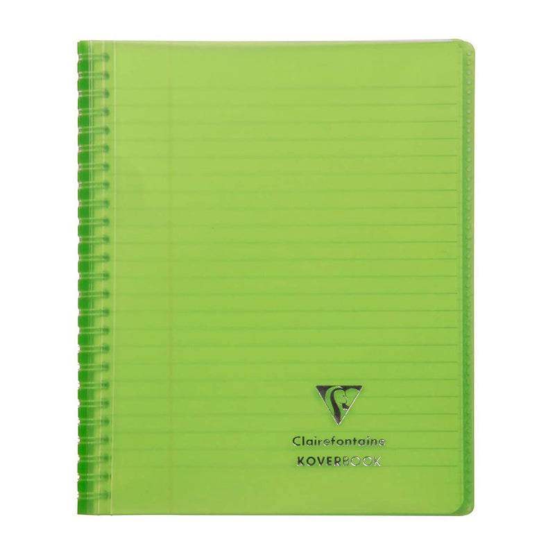 CLAIREFONTAINE Koverbook PP WB Wraparound Notebook 17x22cm L+M Gree Default Title