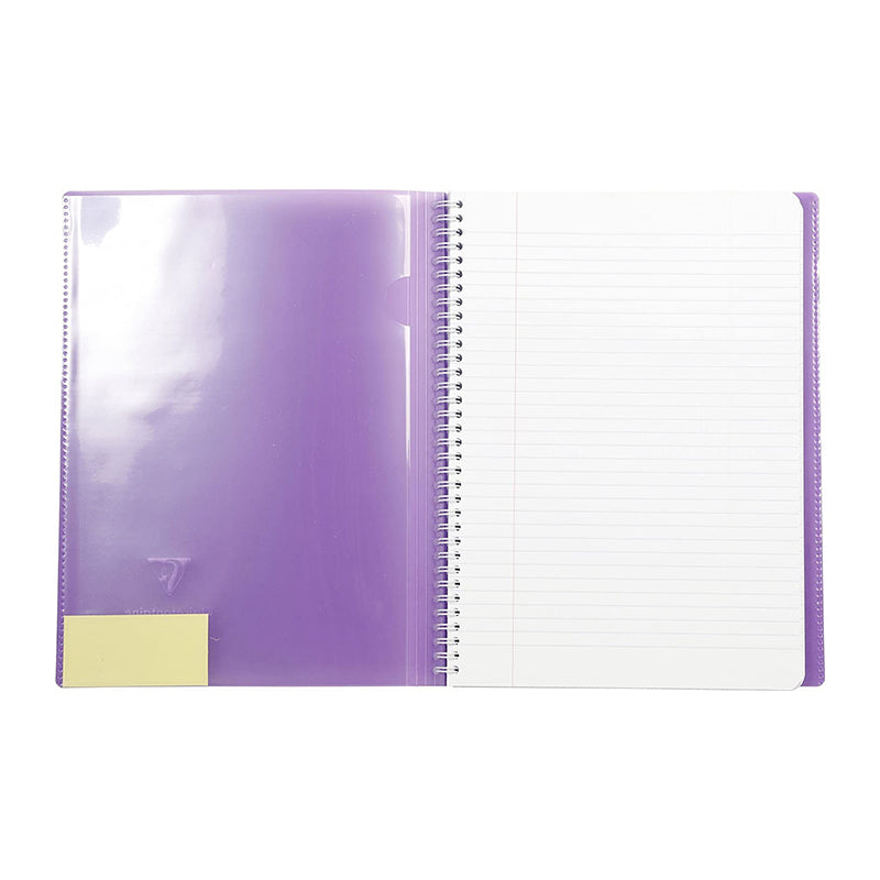 CLAIREFONTAINE Koverbook PP WB Wraparound Notebook A4 L+M Purple Default Title