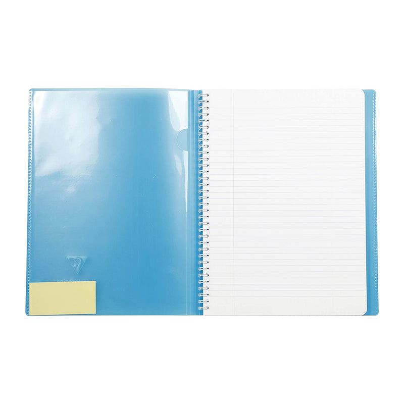 CLAIREFONTAINE Koverbook PP WB Wraparound Notebook A4 L+M Light Blu Default Title