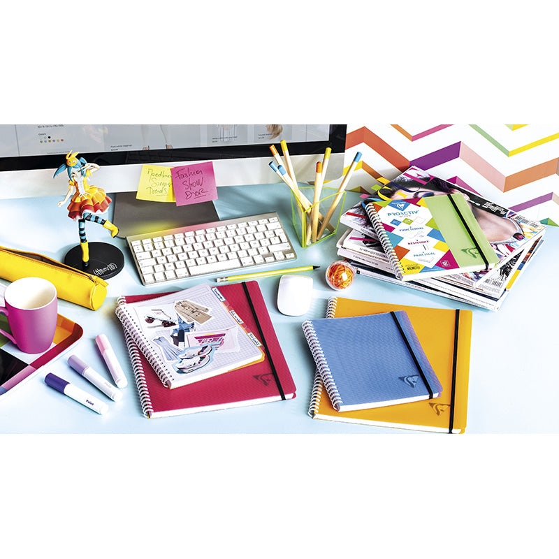 CLAIREFONTAINE Linicolor Fresh Proactiv' Book A4+ 80s L+M Yell Default Title