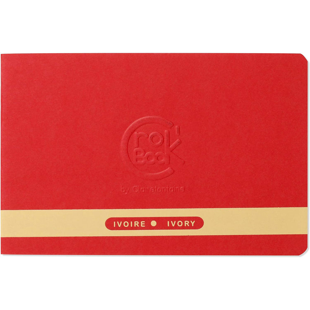 CLAIREFONTAINE Crok'Book Stapled L17x11cm 90gsm Ivory-Assorted