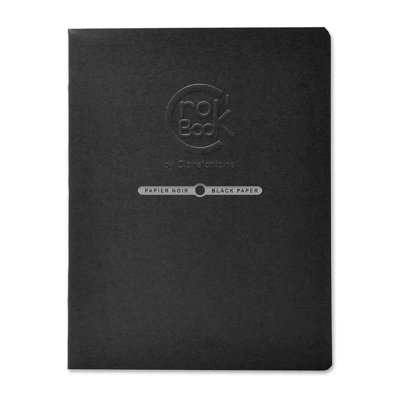 CLAIREFONTAINE Crok'Book Stapled 17x22cm Portrait 120gsm Black Default Title