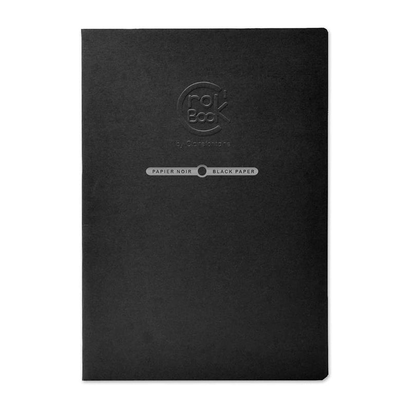 CLAIREFONTAINE Crok'Book Stapled A4 Portrait 120gsm Black Default Title