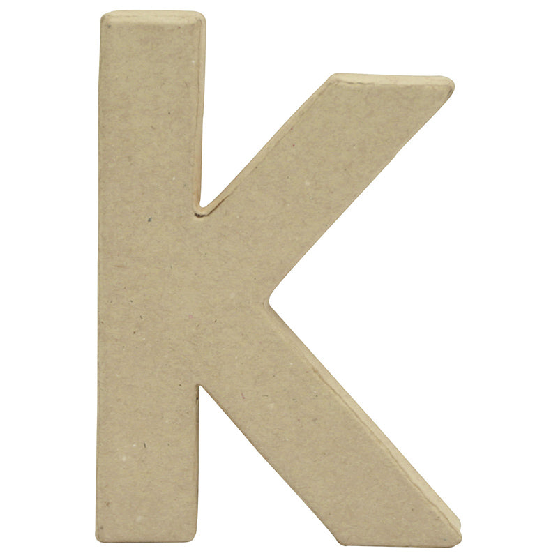 DECOPATCH Objects:Letter 8.5cm Kraft-k