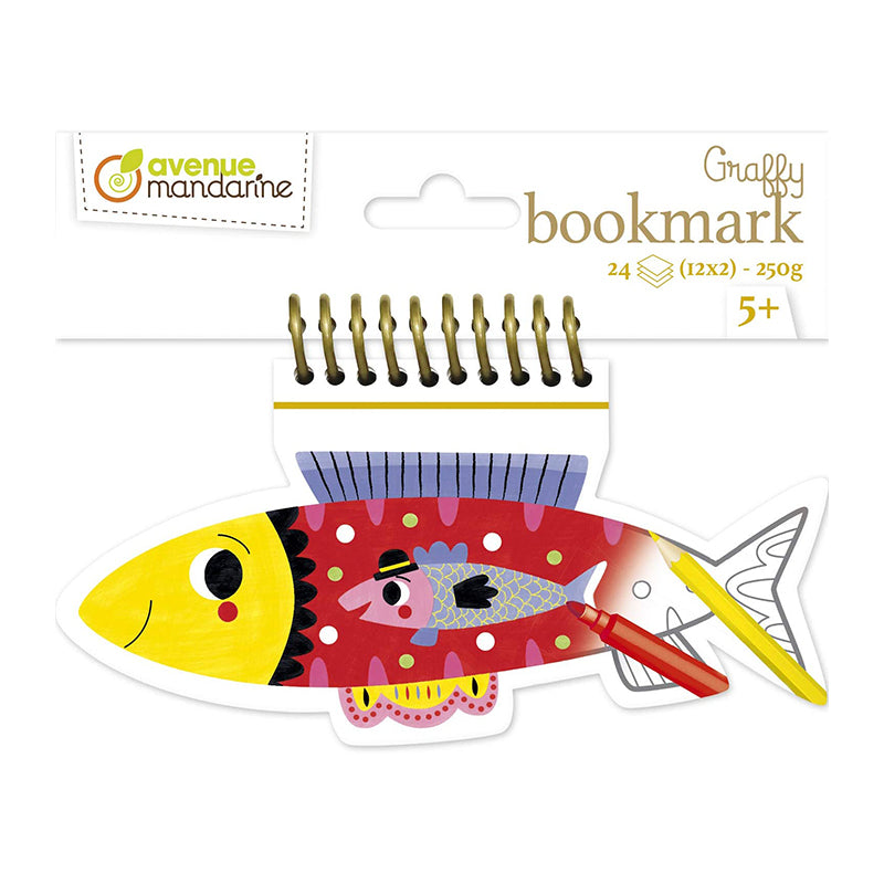 AVM Graffy Bookmark Shape-Fish Default Title