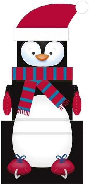 CLAIREFONTAINE Square Plush Box Set of 3 Penguin 1216856