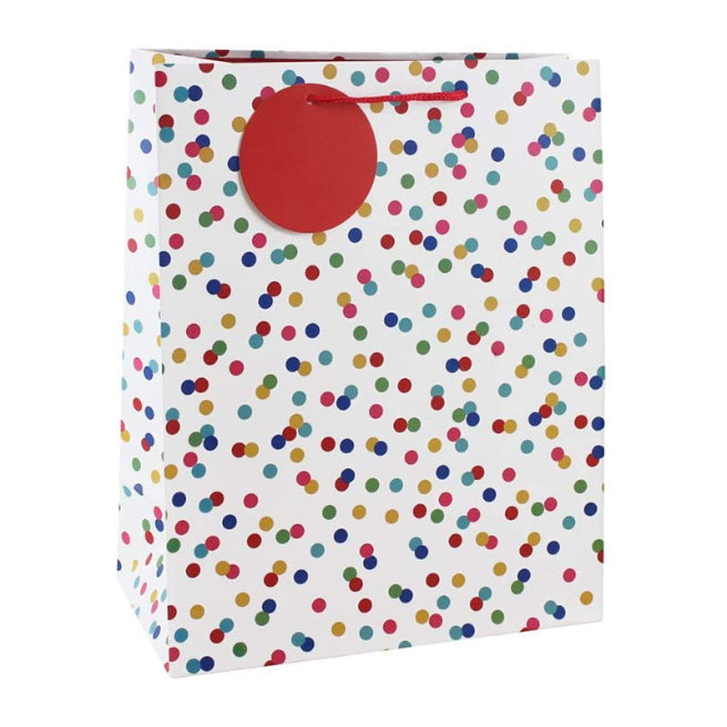 CLAIREFONTAINE Gift Bag L 26.5x14x33cm Joyful Spots Default Title