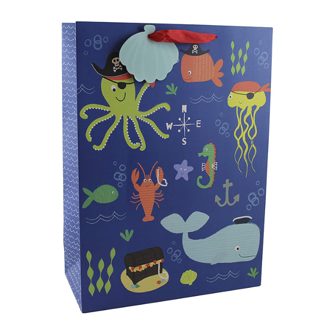 CLAIREFONTAINE Gift Bag XL 33x15x45.5cm Sea Life Default Title