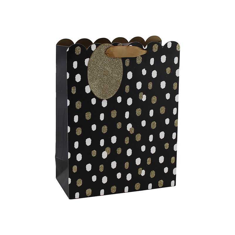 CLAIREFONTAINE Gift Bag M 21.5x10.2x25.3cm Gold+White Default Title