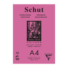 CLAIREFONTAINE Schut Petit Grain Pad A4 180g White 70s Default Title