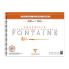 CLAIREFONTAINE Fontaine Wirebound Hot Pressed 300g 30x40cm 12s Default Title