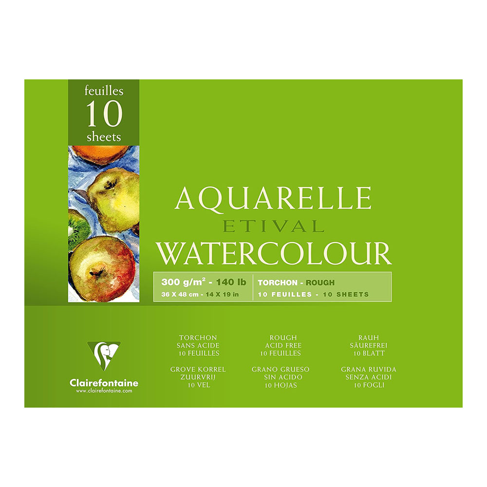 CLAIREFONTAINE Etival 4 Sides Rough 300g 36x40cm 10s