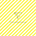 CLAIREFONTAINE Tiny Rolls Excellia 80g 0.35x5M Yellow Stripe Default Title