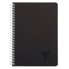 CLAIREFONTAINE Linicolor Intensive Wirebound Notebook A5 90s Lined Black