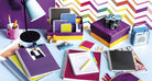 CLAIREFONTAINE Linicolor Intensive Subject Notebook A5+ 90s Assorted