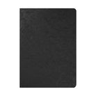 CLAIREFONTAINE Age Bag Stapled Notebook A4 48s Plain Black Default Title
