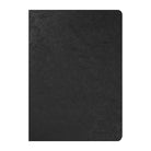 CLAIREFONTAINE Age Bag Stapled Notebook A4 48s Lined+Margin Black Default Title