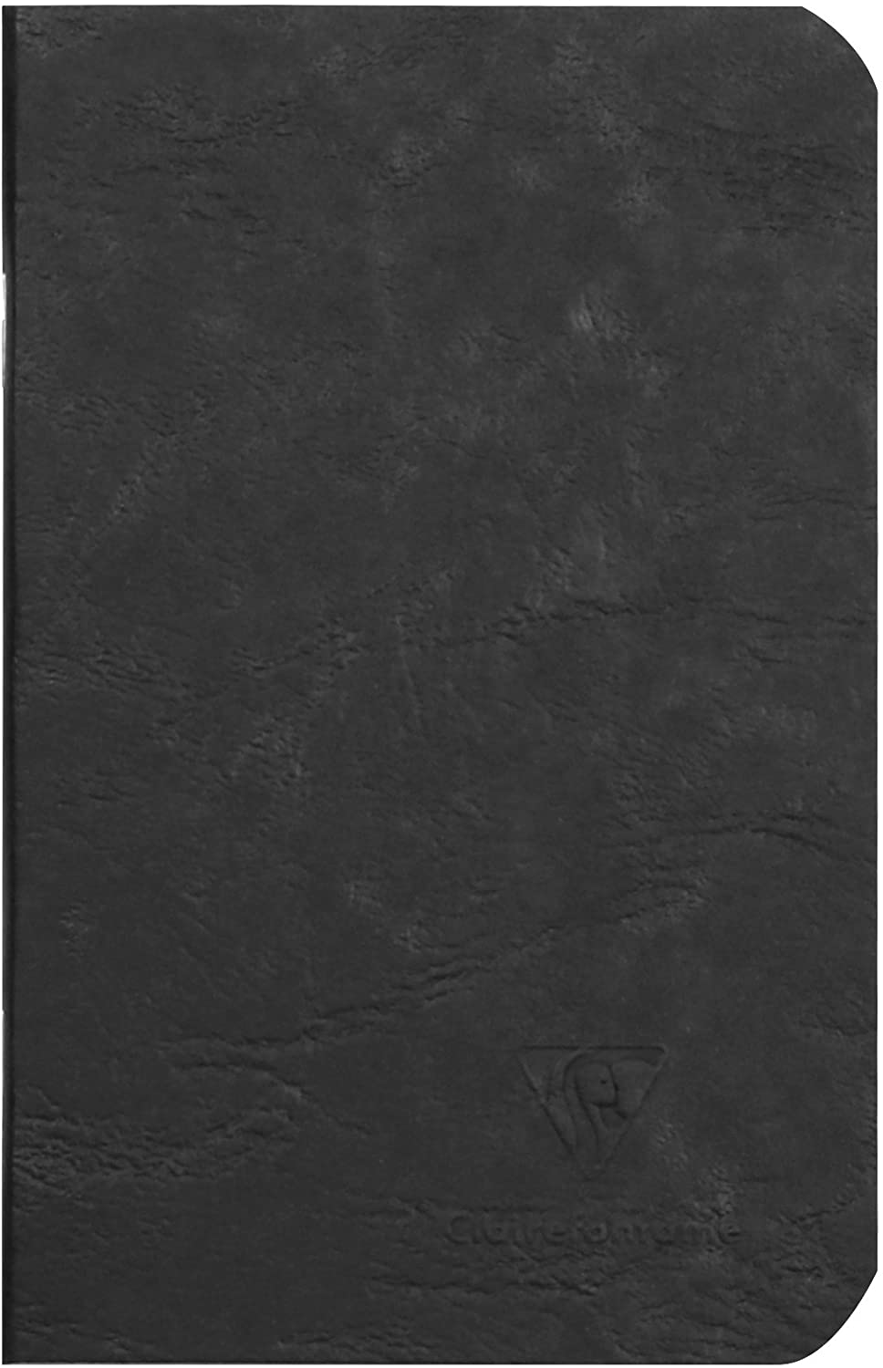CLAIREFONTAINE Age Bag Stapled Notebook A6 48s Lined Black