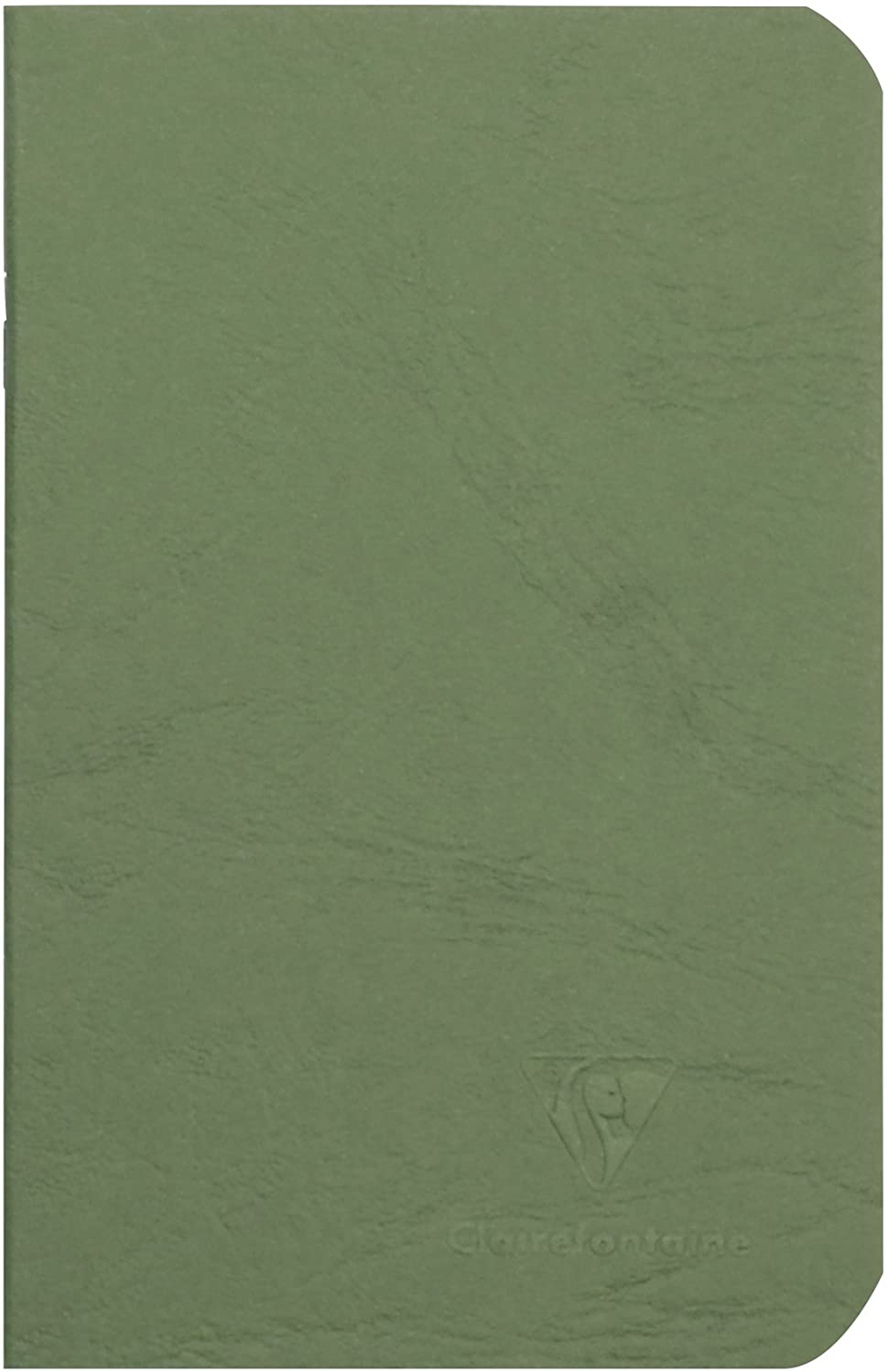 CLAIREFONTAINE Age Bag Stapled Notebook A6 48s Lined Green