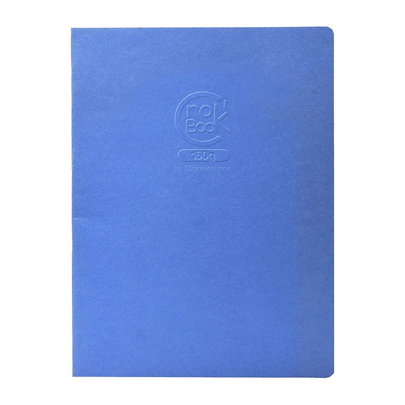 CLAIREFONTAINE Crok'Book Stapled A3 160gsm-Blue Default Title