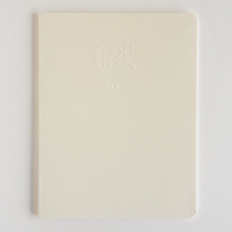 CLAIREFONTAINE Crok'Book Stapled 17x22cm 160gsm-Sun Yellow