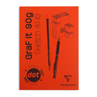 CLAIREFONTAINE Graf'It Pad 90g A4 Dot 80s Orange Default Title