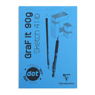 CLAIREFONTAINE Graf'It Pad 90g A4 Dot 80s Blue Default Title
