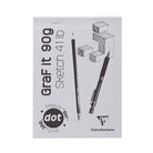 CLAIREFONTAINE GraF it Pad A5 90g 80s Dot Grid White Grey Default Title