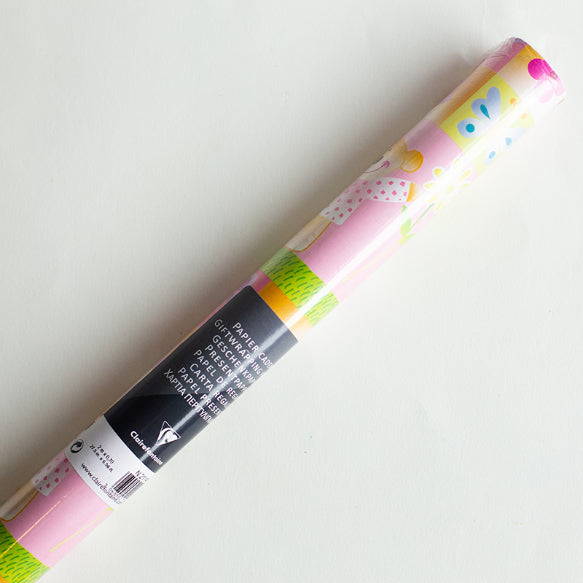 CLAIREFONTAINE Enfants Gift Wrap 0.7x2m-Flowers Default Title