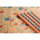 CLAIREFONTAINE Kraft Gift Wrap 60g 0.7x2m Adventura-Red Diamon Default Title