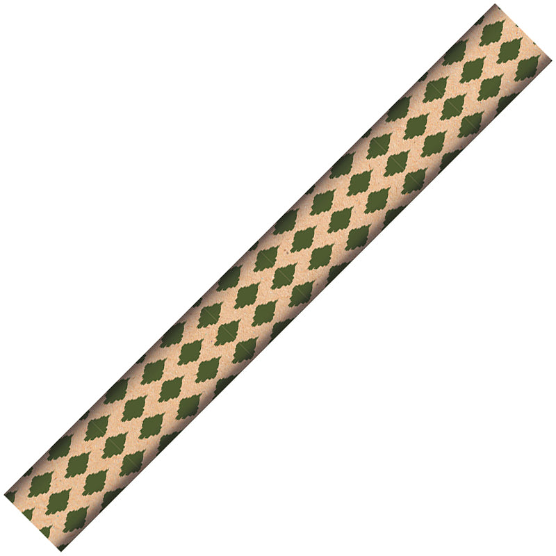 CLAIREFONTAINE Kraft Gift Wrap 70g 0.7x2M Tropical-Green Diamo Default Title