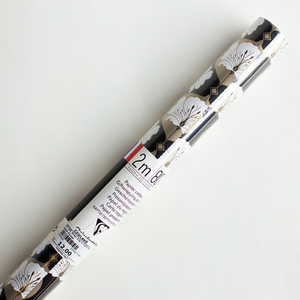 CLAIREFONTAINE Gift Wrap 80g 0.7x2M Art Deco-Flower Default Title